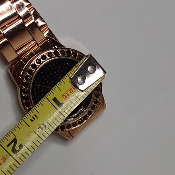 Rose Gold Tone Strada Watch With Black Dial - Picture 9 of 11